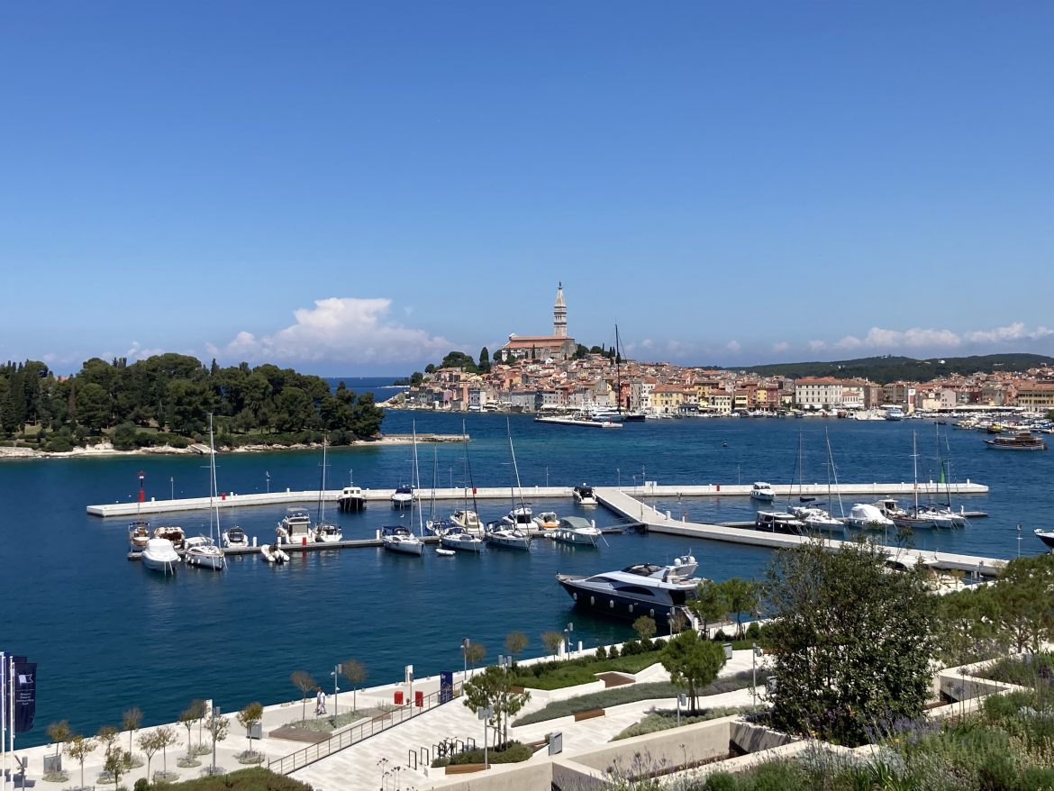 Hafen von Rovinj in Istrien