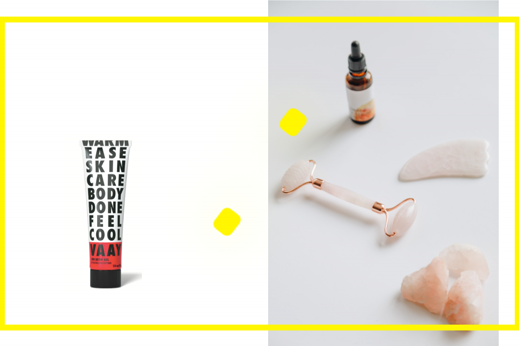 Green Luxury Guide Wellness Kosmetik mit CBD Recover Gel und CBD Öl