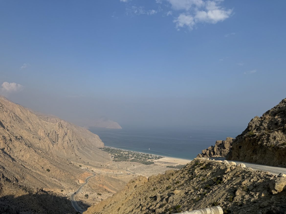 Bucht vom Six Senses Zighy Bay im Oman